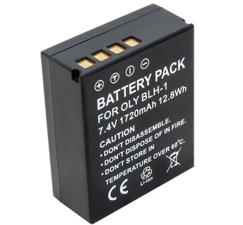 Baterija skirta Olympus BLH-1, BLH1, BCH-1 ir OM-D E-M1X, OMD EM1X, OM-D E-M1 Mark II, EM1 MarkII Skaitmeninis Fotoaparatas