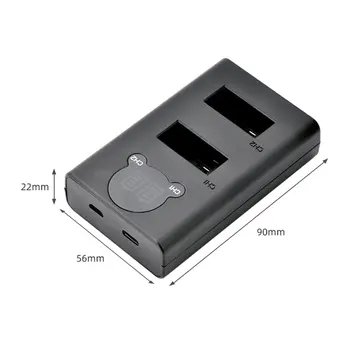 Baterijos Kroviklis Greito Įkrovimo 2 Kanalų USB C Tipo Namų Kelionės Maitinimo Elektronikos Priedai Veiksmo Kamera GoPro Max