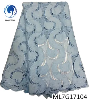 BEAUTIFICAL laido nėrinių afrikos akmenys siuvinėjimo afrikos guipure audinio siuvimo nėrinių suknelė už 2020 ML7G171
