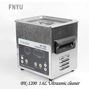 BK-1200 1.6 L skaitmeninis ultragarsinis švaresnis AC110 / 220 laiko šildymo nerūdijančio plieno integruotas ultragarsinis švaresnis
