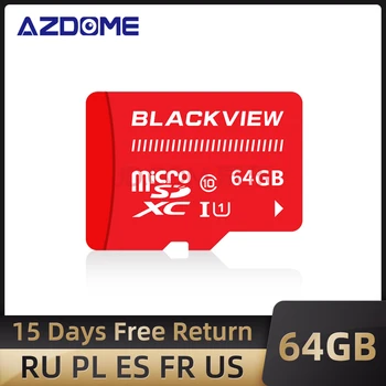 Blackview 64GB TF Mikro SD Kortelę AZDOME Brūkšnys, Kamera, Automobilio Kamera Automobilio DVR Adapteriai, 10 Klasė 64GB