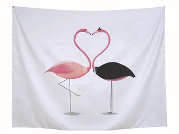 CAMMITEVER Sienos Kabo Gobelenas Flamingas Spausdinti Staltiesė Iškylą, Mat Flamingo Paplūdimio Rankšluostį Kelionės Trinkelėmis 150*130 cm/150*200 cm