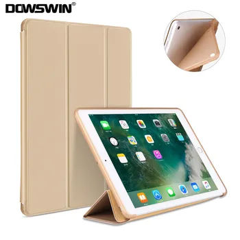 Case for iPad Mini 2 3 1 PU Odos Ultra Plonas Smart Cover iPad 4 Atveju Minkštas silikoninis galinio dangtelio 