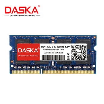 DASKA Laptopo Ram DDR3 2GB, 4GB 8GB 1600/1333 MHz SO-DIMM DDR 3 Nešiojamojo kompiuterio Atminties 204pin 1.35 V-1,5 V Lifetime Garantija