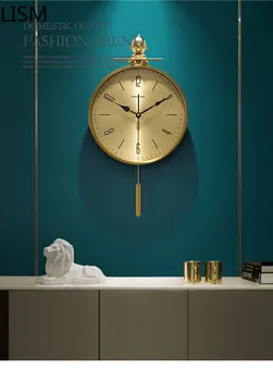 Didelis Sieninis Laikrodis Modernus Dizainas Kambarį Mados Namų Šiuolaikinės Dekoratyvinės Sienų Laikrodžiai Kūrybinis Užmojis Kišenėje Žiūrėti Metalo