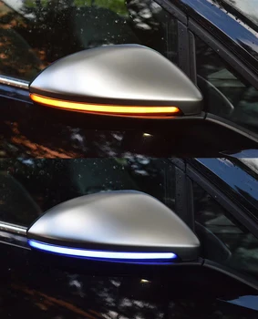 Dinaminis Indikatorių LED Posūkio Signalo lemputė Volkswagen Golf MK7 7 GTI R GRNT Rline Touran Veidrodėlio Lemputė 2013 2016 2017