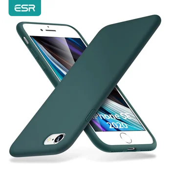 ESR Atveju iPhone, SE 2020 m. 8 7 11 11Pro Max Atvejais Padengti iPhone Galinį Dangtelį Skystu Silikonu Atveju iPhone, 12 mini Pro Max