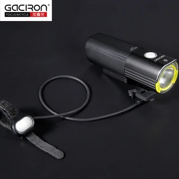 Gaciron V9S Dviračių Priekiniams USB Mokestis Vidinio Akumuliatoriaus LED Priekinių Lempų Dviračių Apšvietimo Vaizdinis Įspėjimas Saugos Žibintų