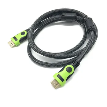 HDMI į HDMI Kabelis, 3D 2.0 K Male-Male High Premium Auksu HDMI Adapteris Tablet HDTV vaizdo Kameros VNT spalva žalia