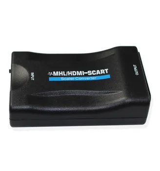 HDMI į Hdmi konverteris HD 1080p HDMI SCART Vaizdo Garso Upscale su DC Maitinimo Kabelis PS4 DVD