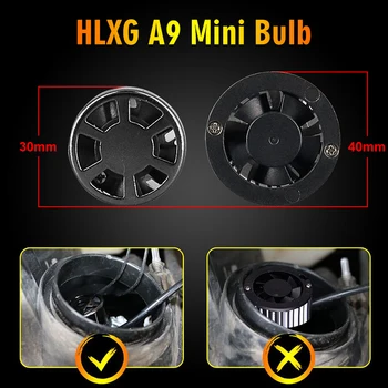 HLXG h7 led Mini CANBUS H4 12V H11 H1 H8, H9 6000K Lemputės 12000LM Lengvųjų Automobilių Žibintų lampada 9005 HB3 9006 HB4 lempos