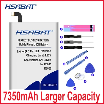 HSABAT Baterija 7350mAh už Oukitel K6000 / Oukitel K6000 Pro 5.5 colių 4G LTE