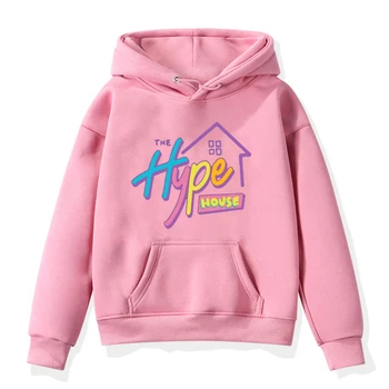 Hype Namas Spausdinti Vaikai Hoodies Baby Girl Palaidinukė Mados 2020 M. Rudenį, Žiemą Visą Drabužius Hoodie Mergaitėms Berniukas Susagstomi megztiniai