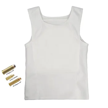III lygis Bulletproof T-shirt Lengvas Nuslėpė Sustabdyti 9mm Para FMJ & .44 Mag. JHP Bulletproof Liemenė