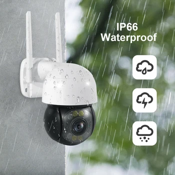 INQMEGA 3MP HD PTZ IP Kamera Lauko Automatinė Stebėjimo Spalvotas Naktinis Matymas WiFi Saugumo Priežiūros Garso Nepraleidžiantį