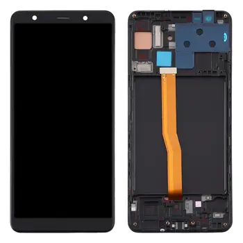 IPartsBuy TFT Medžiagos Ekranu ir skaitmeninis keitiklis Visą komplektuojami Su Rėmo Samsung Galaxy A7 (2018 m.) / SM-A750F