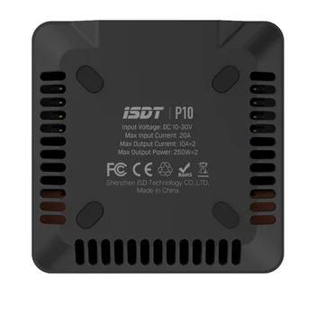 ISDT P10 250WX2 10AX2 DC Dual Channel Protingo Įkroviklio Išleidiklis Rc 1-6S Lipo Baterija RC Modeliai