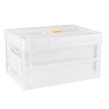 Japoniško Stiliaus Sulankstomas talpinimo Laive Saugojimo Dėžutė Juda Saugojimo Dėžutės permatomo Plastiko Storio Nešiojamasis Dėžutė su Dangčiu