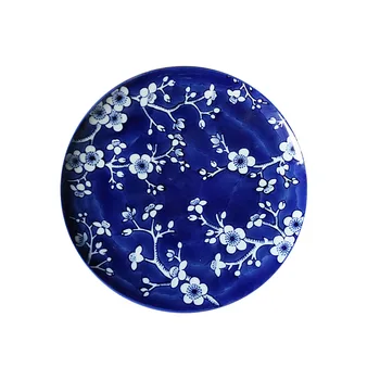 Jingdezhen Mėlynos Ir Baltos Kūrybos Patiekalas Keraminių Indų Plokštė Kabinti Sienos Kabo Vakarų Desertinis Patiekalas Bakeware Dekoratyvinės Plokštės