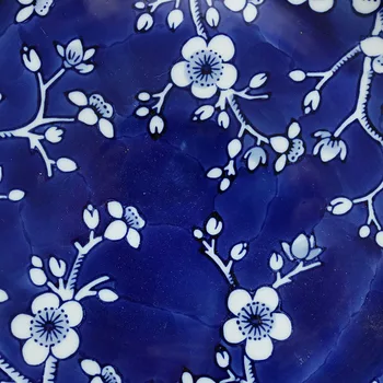 Jingdezhen Mėlynos Ir Baltos Kūrybos Patiekalas Keraminių Indų Plokštė Kabinti Sienos Kabo Vakarų Desertinis Patiekalas Bakeware Dekoratyvinės Plokštės