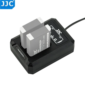 JJC USB Dual Baterijos Kroviklis skirtas Fujifilm NP-95 NP95 Ricoh DB-90 Baterijų Fotoaparatas Fuji X70 X20 X30 3D W1 X-S1 Pakeičia BJ-9
