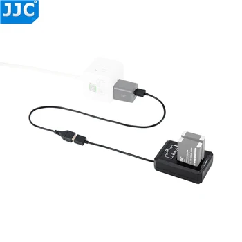 JJC USB Dual Baterijos Kroviklis skirtas Fujifilm NP-95 NP95 Ricoh DB-90 Baterijų Fotoaparatas Fuji X70 X20 X30 3D W1 X-S1 Pakeičia BJ-9