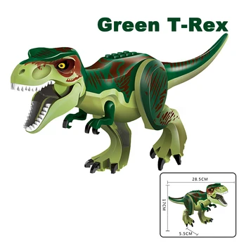 Juros Periodo Parkas 2 Blokai Dinozaurai Duomenys Plytų Tyrannosaurus Indominus T-Rex Surinkti Žaislų Vaikams Dino Gimtadienio Dovana