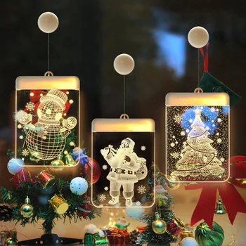 Kalėdų Žibintai Led Spalvos Tapybos sietynai Kabo Šviesos diodų (Led) Vario String Žibintai Langą, Kambario papuošalai Kalėdų Žiburiai