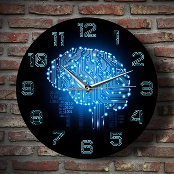 Karšto pardavimo grandinės smegenų skaitmeninis sieninis laikrodis Europos sienos žiūrėti paprasta kambarį laikrodis asmeninį apdailos laikrodis