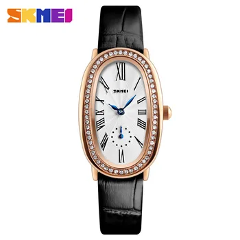 Karšto pardavimo Moterų Laikrodžiai Prabangos Laikrodis Top Brand Vandeniui Odos Kvarco Žiūrėti moteriški Rankiniai Laikrodžiai Relogio Feminino