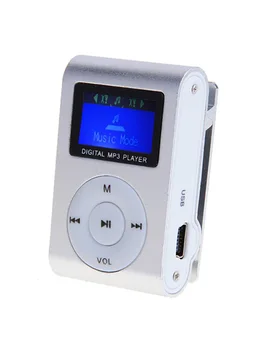 Kebidumei Mini USB Įrašo Skaitmeninis MP3 Grotuvas, LCD Ekranas, Parama 32GB Micro SD TF Kortele, FM radijas