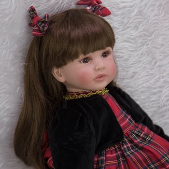 KEIUMI Didmeninė Reborn Baby Lėlės 60 cm Silikono Vinilo Realus Boneca Atgimsta Menina Vaikams Gimtadienio, Kalėdų Dovanos