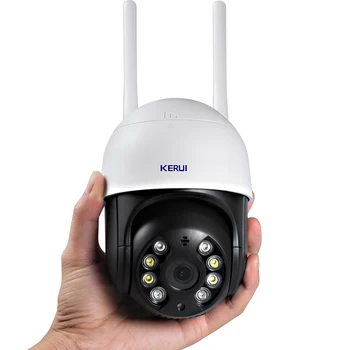 KERUI 3MP WIFI Dome IP Kamera Lauko Vandeniui Wireless CCTV Kameros Home Security dvipusio Ryšio Naktinio Matymo Kamera Signalizacijos