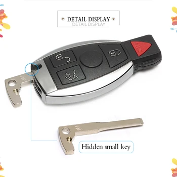 KEYECU Pigūs Smart Remote Key 3 Mygtukas/4 Mygtuką 315MHz / 433MHz Mercedes-Benz MAIŠELĮ & NEC 2000+
