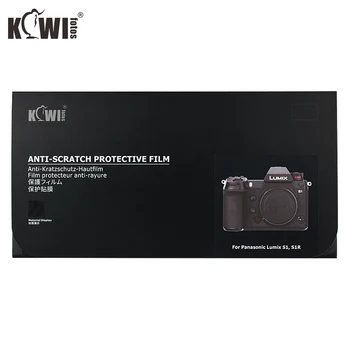 Kiwifotos Anti-Scratch Kamera Kūno Odą Padengti Raštas Filmas Panasonic Lumix S1 S1R 3M Lipdukas Juodas Šešėlis