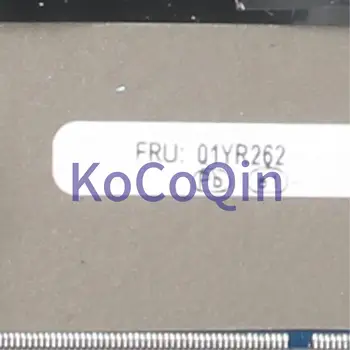 KoCoQin Nešiojamojo kompiuterio motininė plokštė LENOVO Thinkpad T580 P52S Core SR3L8 I7-8650U Mainboard 01YR262 17812-1 N17S-Q1-A1