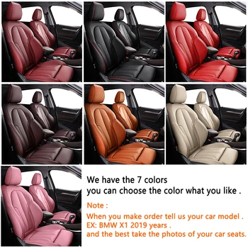Kokololee Užsakymą Oda automobilių sėdynių užvalkalai, Skirtas BMW 7 Serija yra f01 F02 F03F04 G11 G12 E65/66 X1 E84 F48 F49 Automobilių Sėdynių užvalkalai