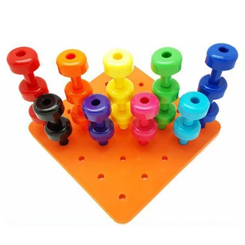 Kūrybos 2020 Žaislai Montessori Vaikų Puzzle Peg Valdybos Grybų Nagai Vaikų Švietimo Dėlionės, Žaislai, Dovanos