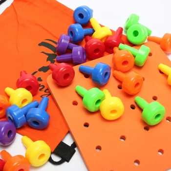Kūrybos 2020 Žaislai Montessori Vaikų Puzzle Peg Valdybos Grybų Nagai Vaikų Švietimo Dėlionės, Žaislai, Dovanos