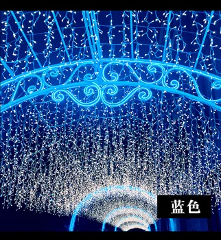 Lauko Namuose 100 LED, 10M String Pasakų Žibintai Vestuvių Sodas Šalies Kalėdų Medis, Kalėdų Šviesos Įvykio Viešbutis Apdailos Lempos