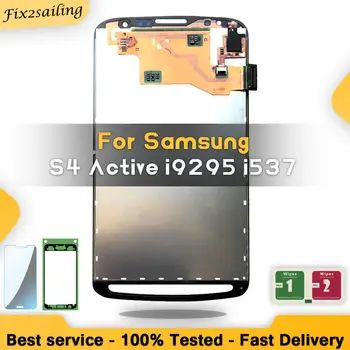 Lcd televizorius Samsung Galaxy S4 Aktyvus i9295 i537 LCD Super LCD Ekranas, Testuotas Darbo Jutiklinis Ekranas Asamblėjos Balta/Pilka