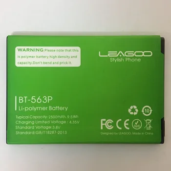 Leagoo M5 PLIUS Baterija Aukštos Kokybės Originalus 2500mAh BT-563P rezervinio Akumuliatoriaus Pakeitimo Leagoo M5 PLIUS BT563P Išmaniųjų Telefonų