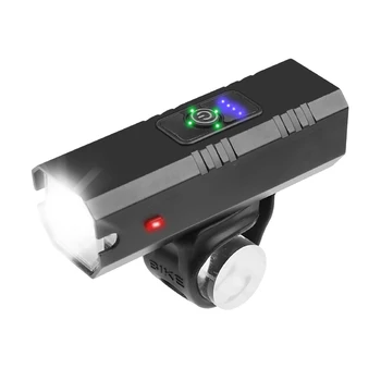 LED Žibintuvėlis Dviračio Priekinis Žibintas Rainproof USB Įkrovimo Dviračių 1000LM Šviesos Dviračių Žibintų LED 1200mAh Žibintuvėlis Dviračio Lempa