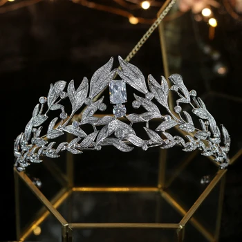Mados Vestuvių Rožančiai 2018 Lapų Kristalai Dizaino Bridal Crown Baroko Novia Nuotakos Papuošalai, Vestuvių Plaukų Aksesuarai