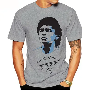 Maradona Senovinių Klasikinių T-shirt 3D Skaitmeninio Spausdinimo Logo Viršūnes & Tees Vyrams