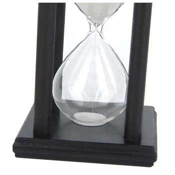 Mažmeninės prekybos Medinės smėlio laikrodis smėlio laikrodis smėlio laikrodis Papuoštas Dovanų (Balta, 30 min.)