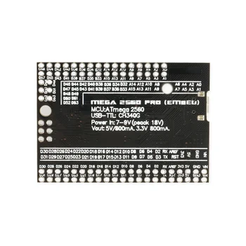 Micro USB MEGA 2560 PRO Įdėti CH340G/ATMEGA2560-16AU Lustas Su Vyrų Pinheaders Suderinamas su Arduino Mega2560 