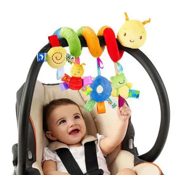 Mielas Veiklos Spiralės Vežimėlis Automobilių reikmenys Sėdynės Kelionės Staklės, Kabantys Žaislai, Kūdikių Barškučių Žaislas Karšto