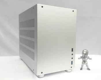 Mini A4 ITX Aliuminio Lydinio Rėmas PC Bandymų Stendo 