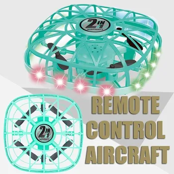 Mini RC Drone Infraed Vertus Jutikliai, Orlaivių, Sraigtasparnių UFO Elektroninių Modelis Quadcopter Plaukioja Kamuolys Mažų Nepilotuojamų Žaislai Vaikams